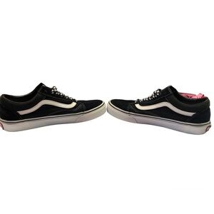 VANS checkerboard laced black shoes